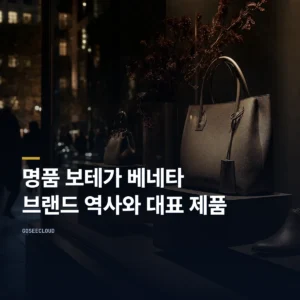 명품 보테가 베네타 브랜드 역사와 대표 제품
