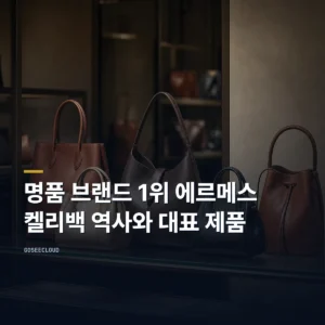 명품 브랜드 1위 에르메스 켈리백 역사와 대표 제품