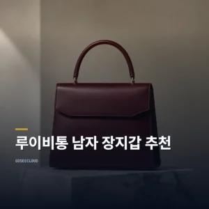 루이비통 남자 장지갑 추천