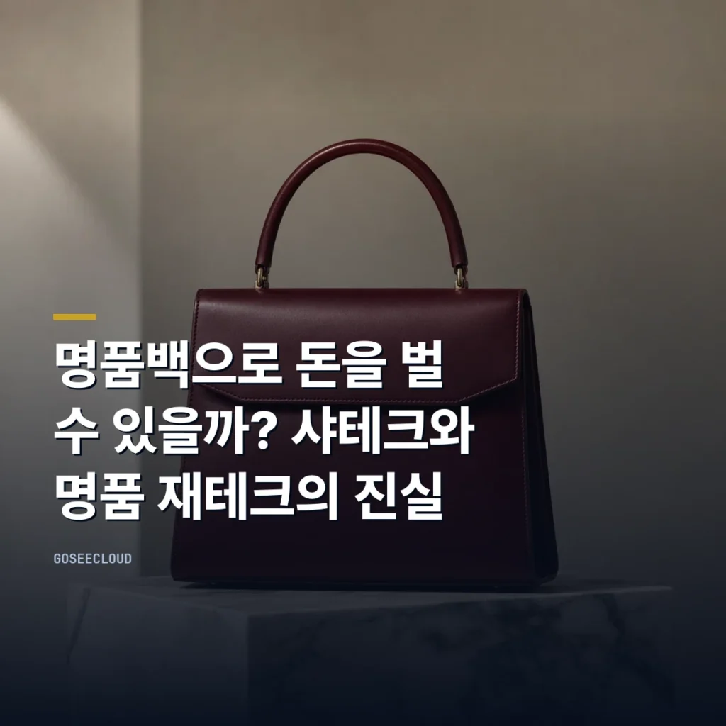 명품백으로 돈을 벌 수 있을까? 샤테크와 명품 재테크의 진실
