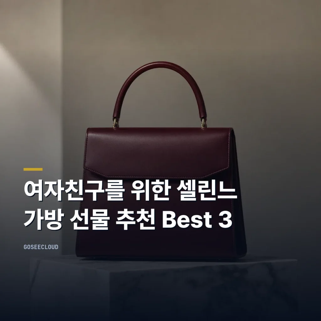 여자친구를 위한 셀린느 가방 선물 추천 Best 3