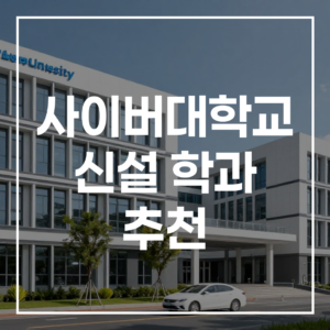 2026년 사이버대 미래 산업 학과 추천