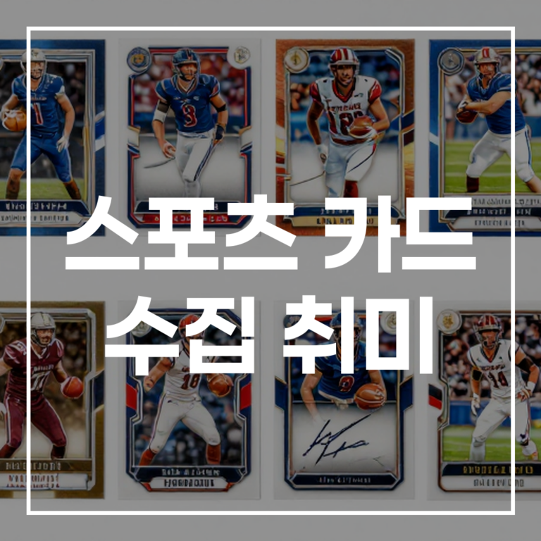 스포츠 카드 수집 취미 초보 가이드 종류 특징 리그 차이