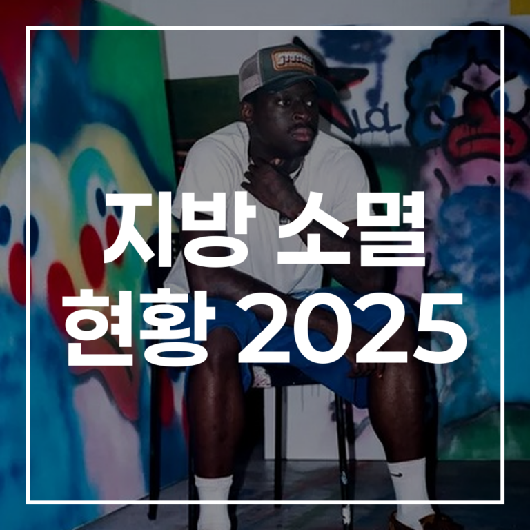 2025년 지방 소멸 현황, 사라지는 대한민국을 말하다