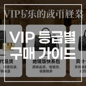 2026년 최신 VIP 등급별 명품 구매 가이드: 가격, 혜택, 예약 완벽 공략