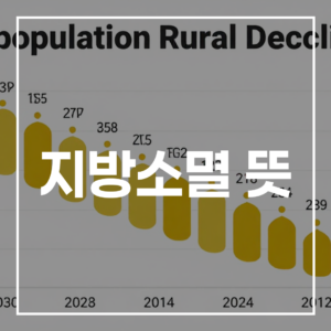 지방소멸 뜻, 아직도 헷갈리시나요? 인구소멸 차이부터 최신 현황까지 총정리