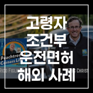 고령자 조건부 운전면허 해외 사례: 한국 정책 제언