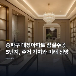송파구 대장아파트 잠실주공 5단지, 주거 가치와 미래 전망