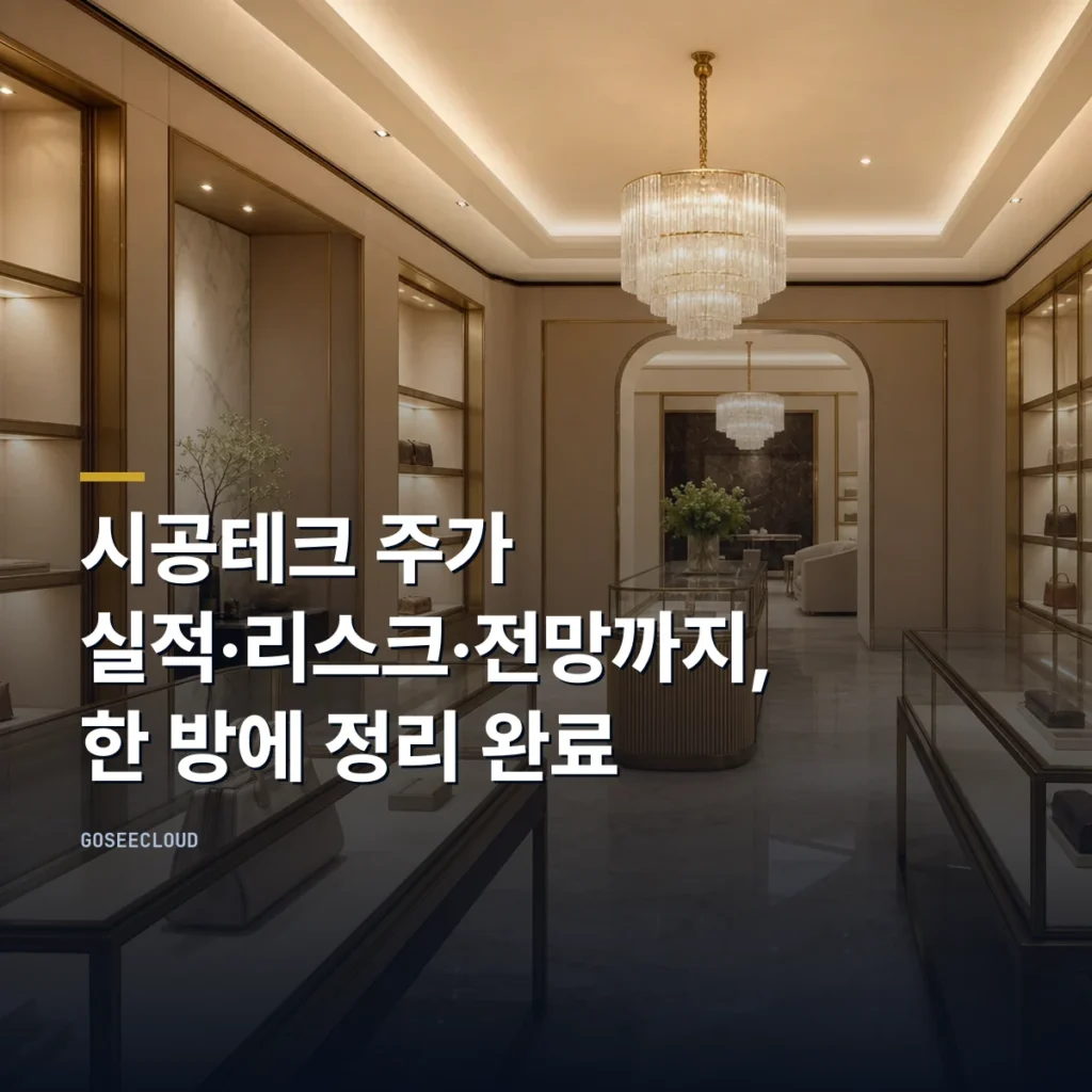 시공테크 주가 실적·리스크·전망까지, 한 방에 정리 완료