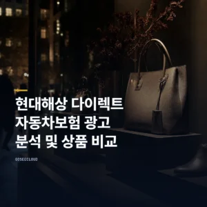 현대해상 다이렉트 자동차보험 광고 분석 및 상품 비교