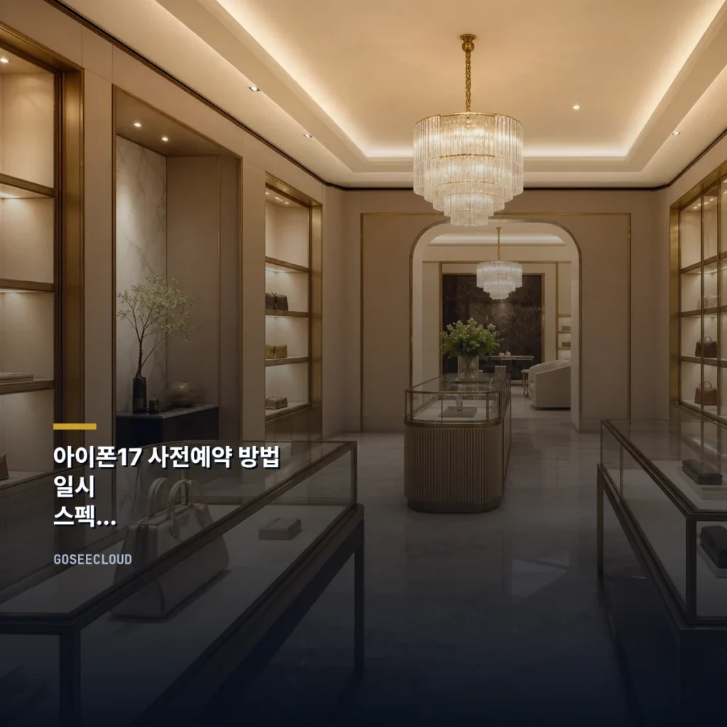 아이폰17 사전예약 방법 | 일시 | 스펙 | 최저가 구매 | 신제품까지 총정리