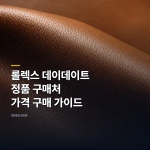 롤렉스 데이데이트 정품 구매처 | 가격 구매 가이드