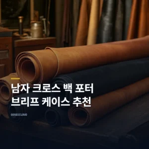 남자 크로스 백 포터 브리프 케이스 추천
