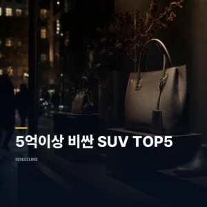 5억이상 비싼 SUV TOP5