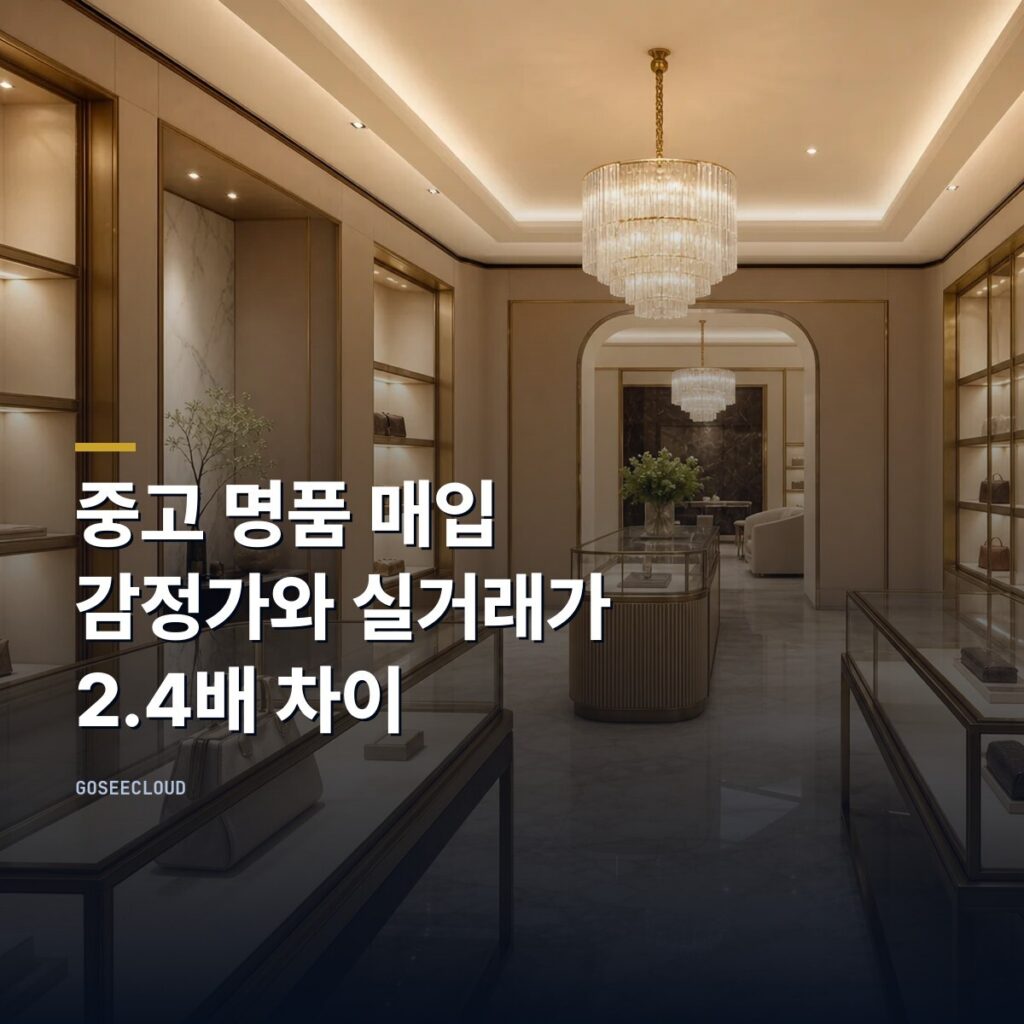 중고 명품 매입 | 감정가와 실거래가가 2.4배 벌어지는 이유