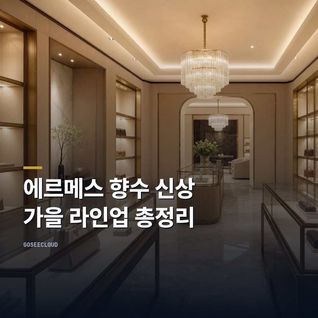 에르메스 향수 신상 | 가을 라인업 총정리 (+확인하기)
