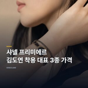 샤넬 프리미에르 | 김도연 착용 대표 3종 가격 (+가격 확인)